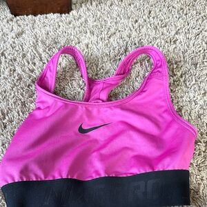 Nike Women's Vibrant Pink Sports Top